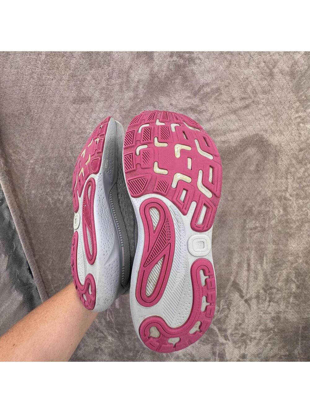 Brooks Adrenaline GTS Shoes Womens 10.5 Gray Running Sneakers Narrow 1204262A019 - Picture 12 of 16